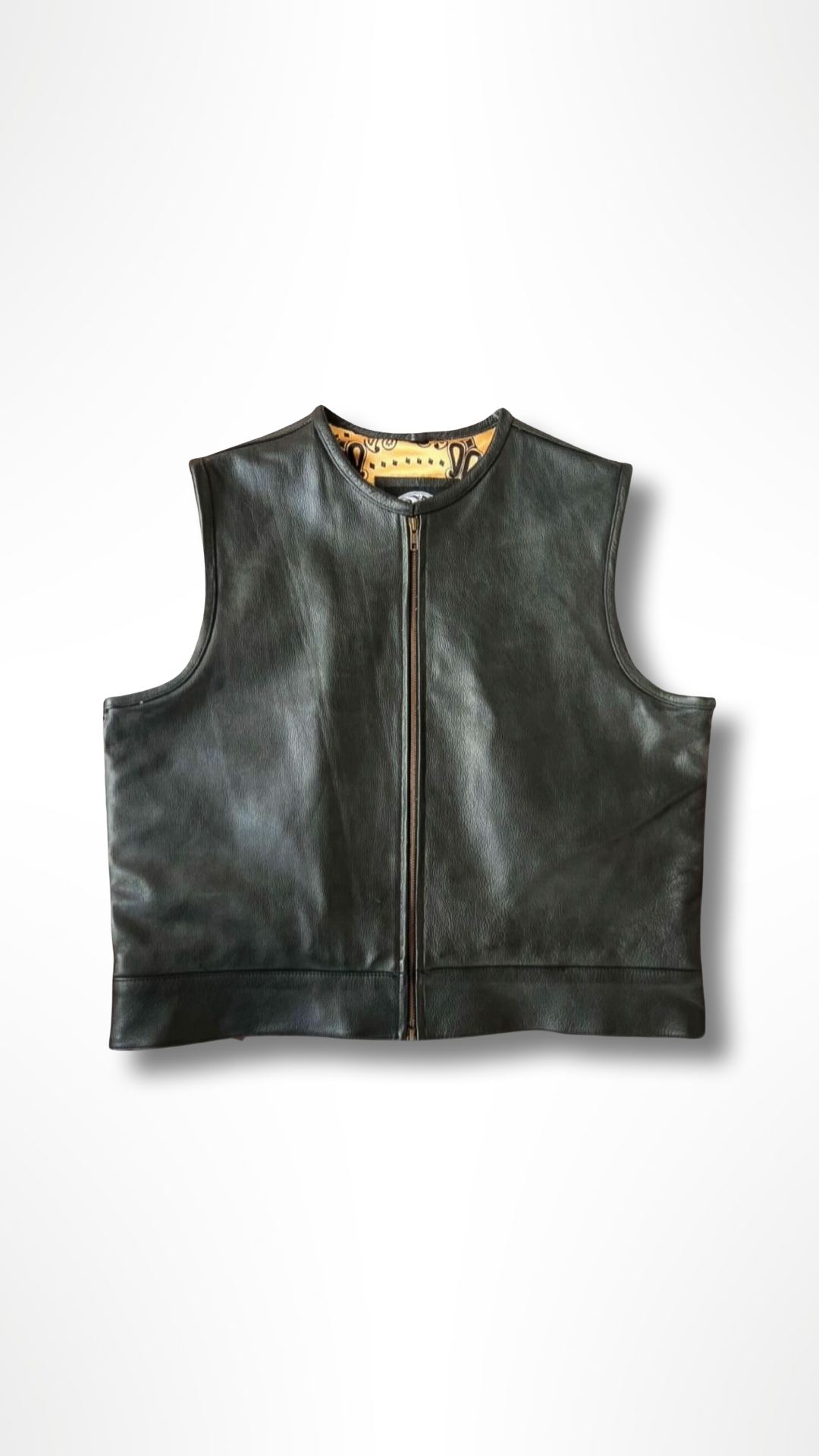 Vest DREW in italian cowhide