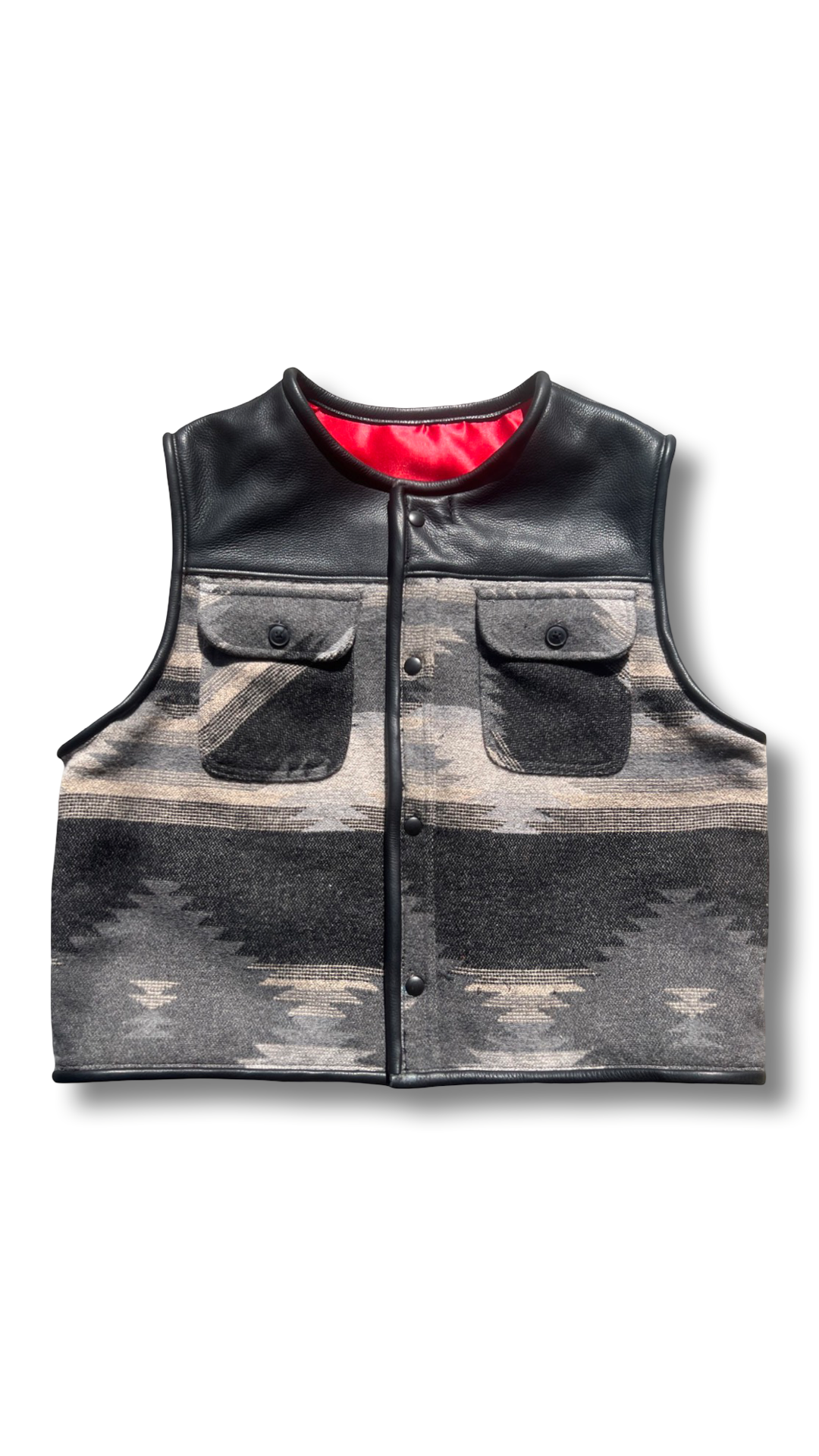 Wool hybrid vest