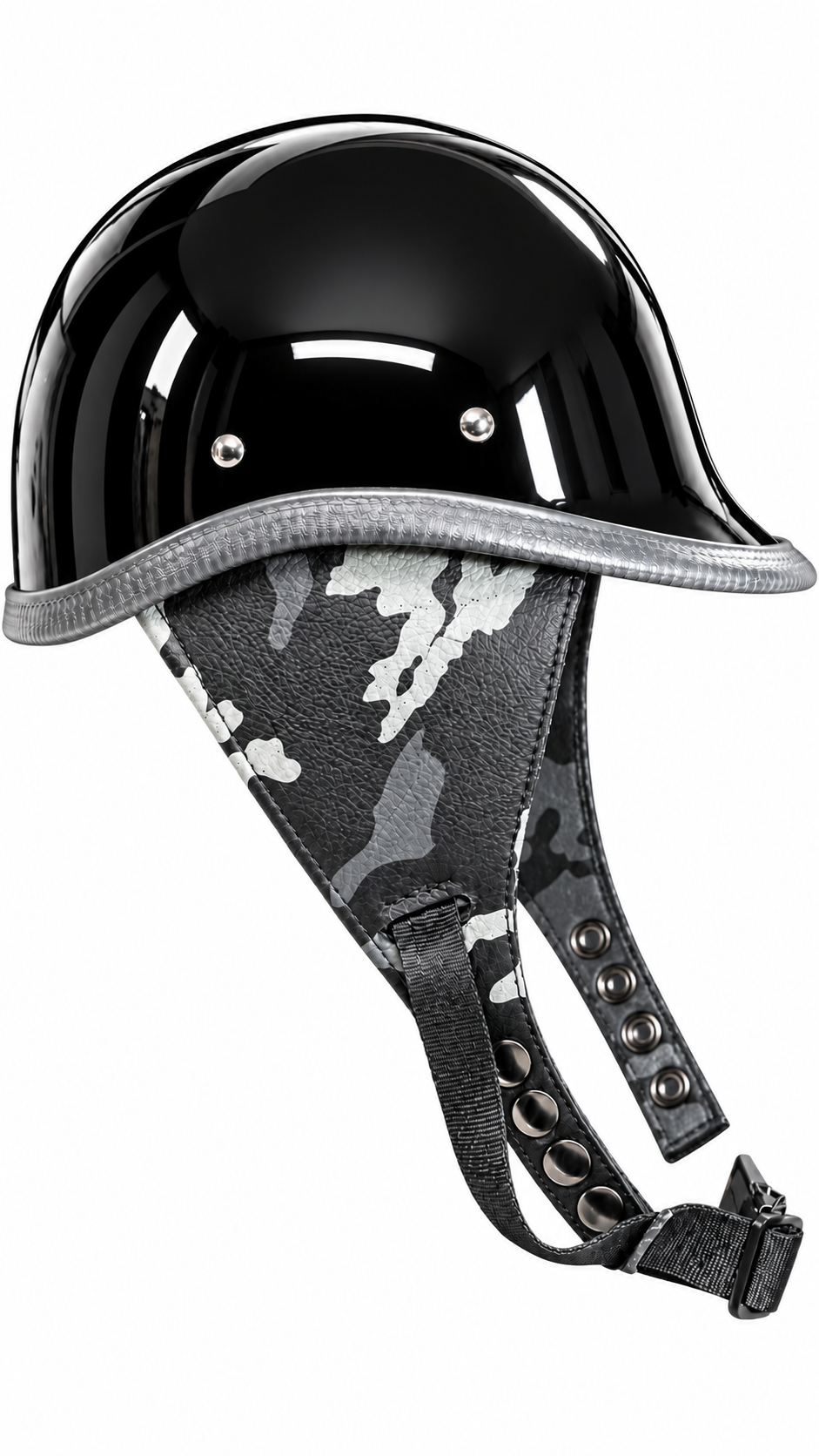 MIDNIGHT CAMO JOCKEY HELMET