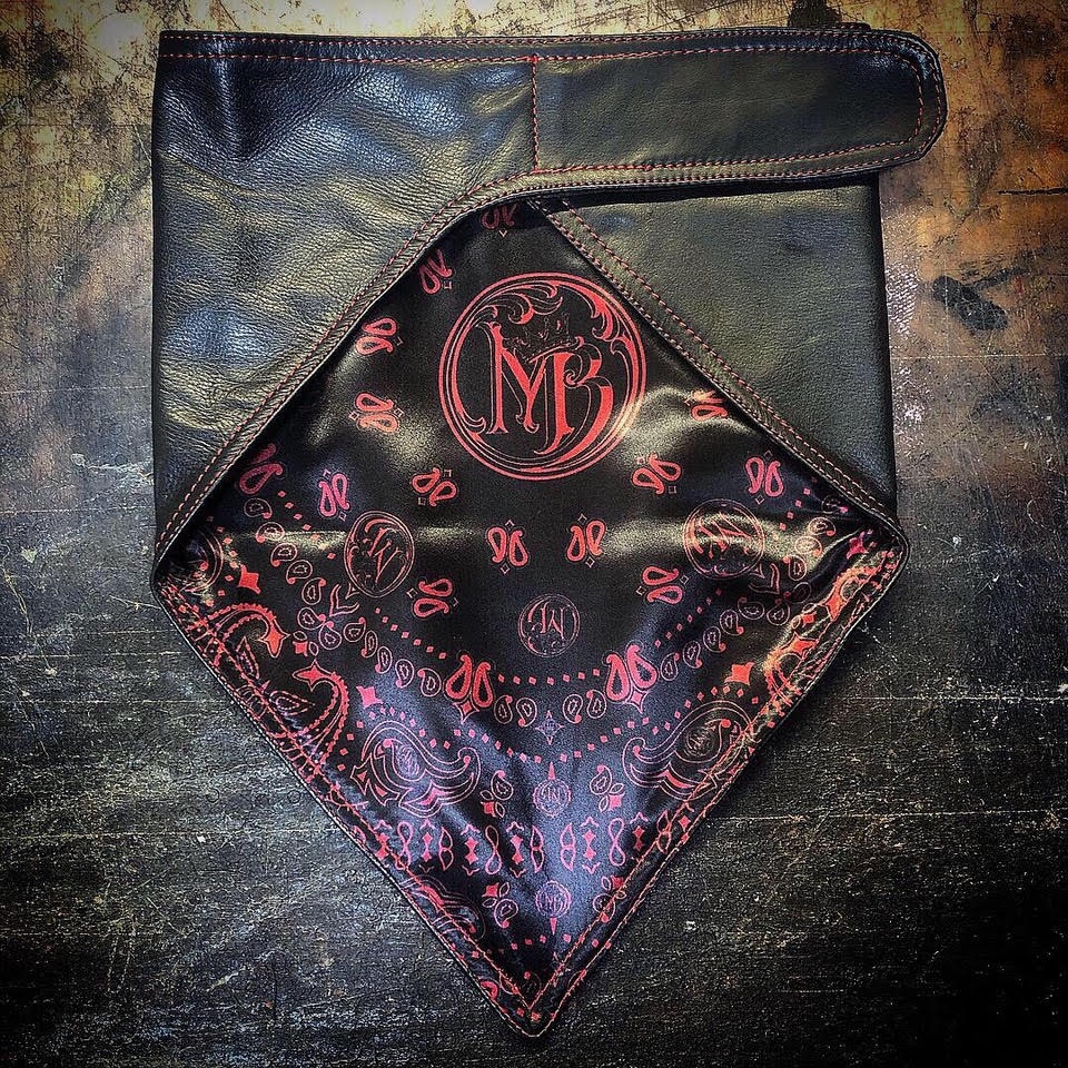 MBL Leather Bandana