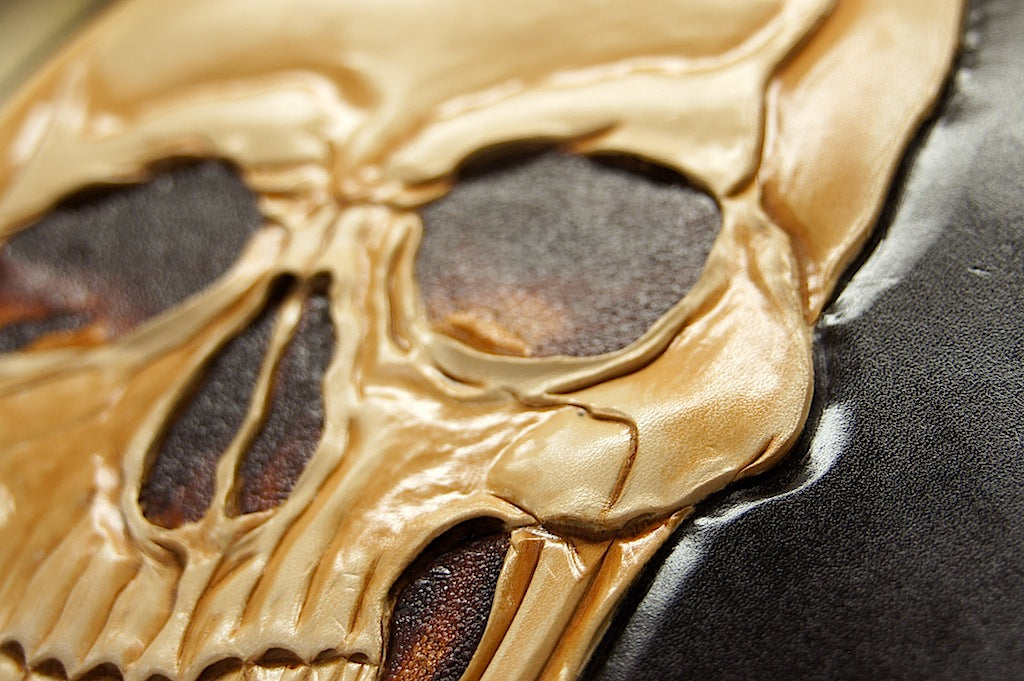 Handtooled Motorcycle Seat