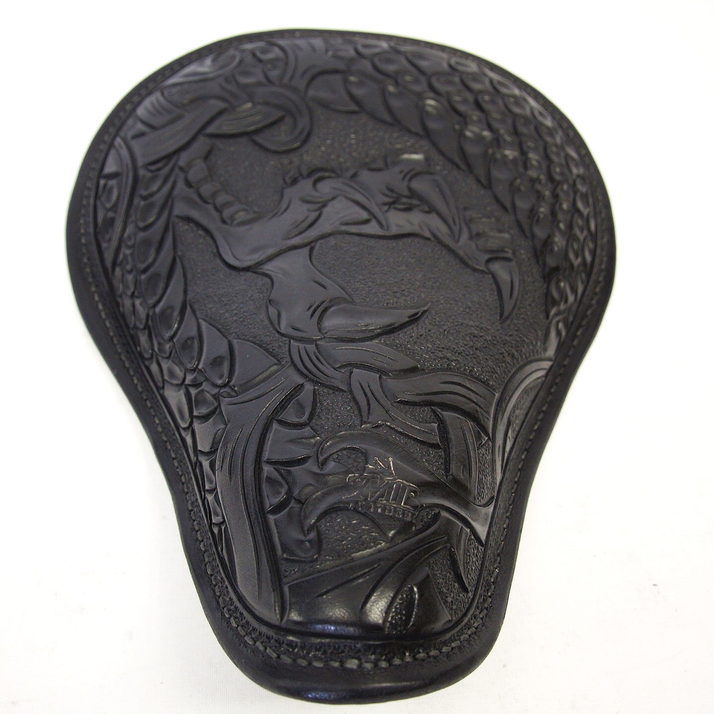 Handtooled Motorcycle Seat