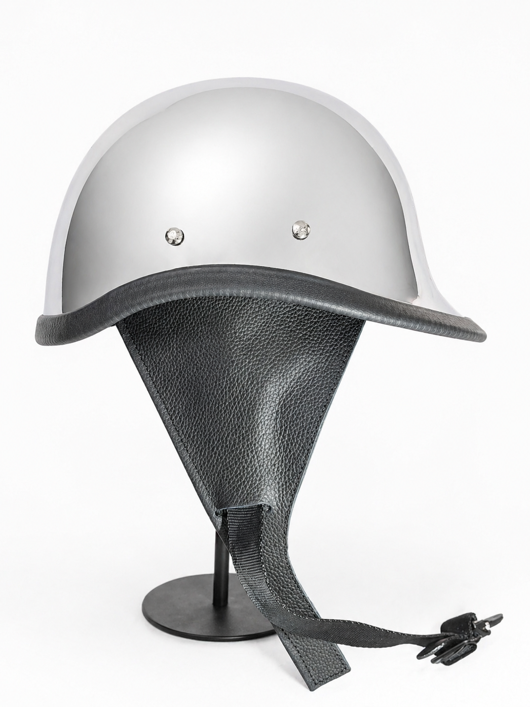 Chrome Jockey Helmet Standard