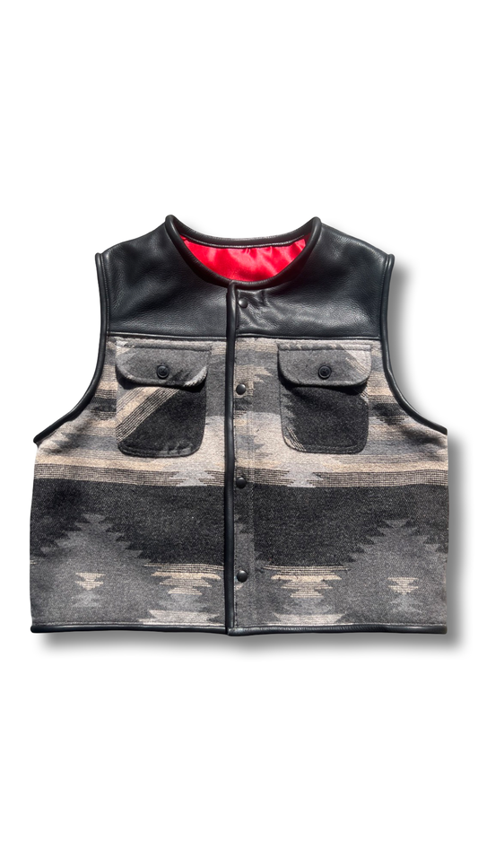 Wool hybrid vest