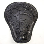 Handtooled Motorcycle Seat
